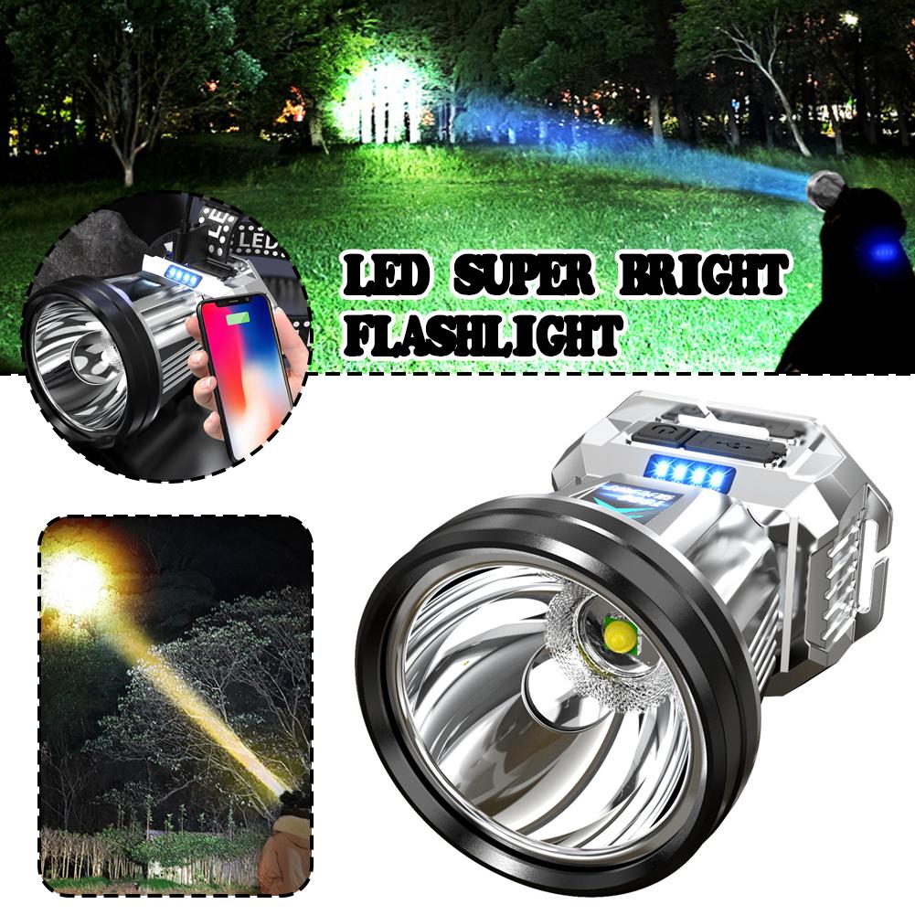 Rechargeable High Power Headlamp Portable LED Head Flashlight For Camping