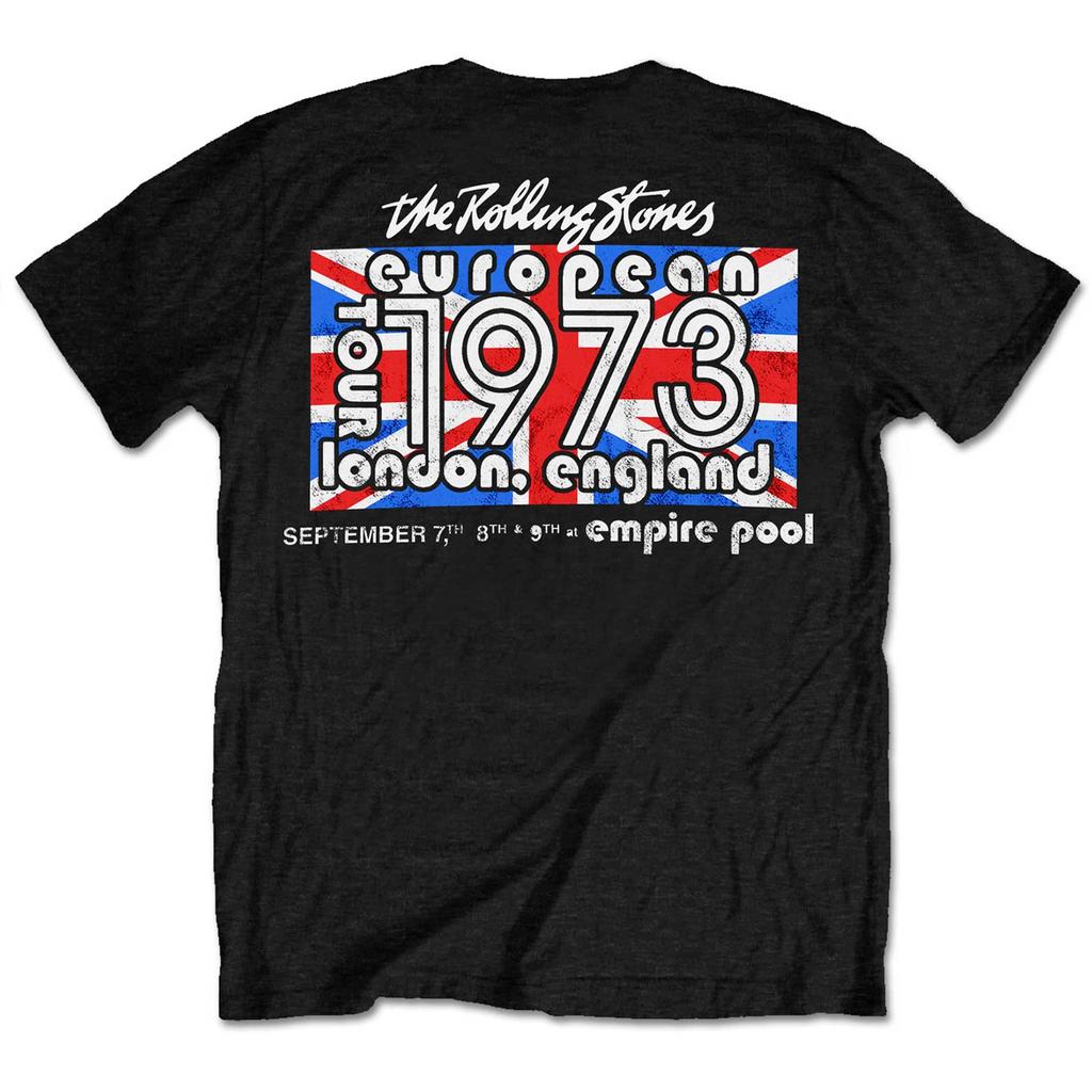 The Rolling Stones Unisex Adult London EuropeanÂ´73 T-Shirt