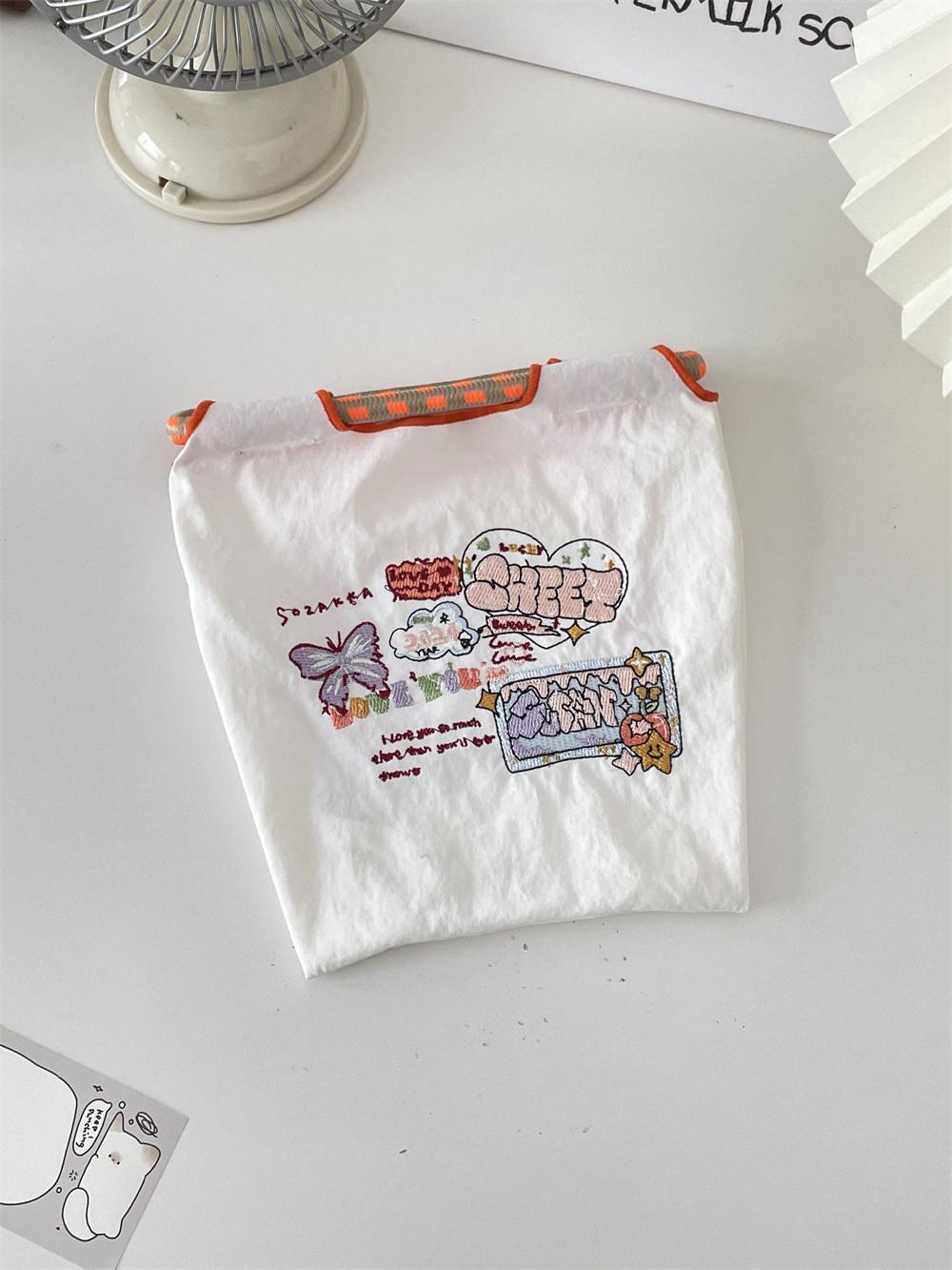 

Модная милая мини-сумка-тоут из оксфордской ткани с вышивкой для студентов и на каждый день StyleA