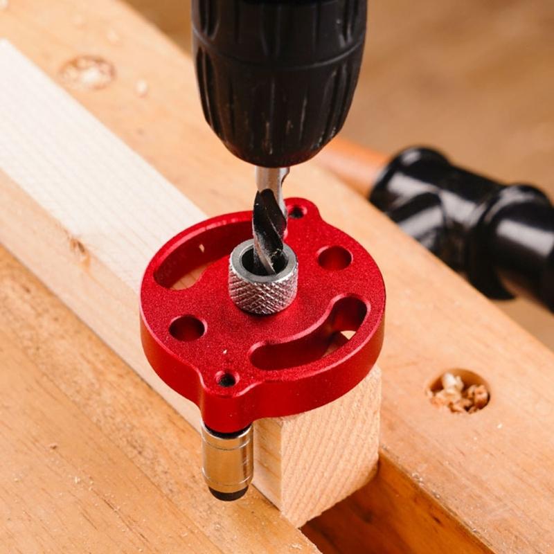Professional Drill Guide Tool for Accurate Hole Drilling in Multiple Wood Type DIY Projects & Professional Carpentry Job