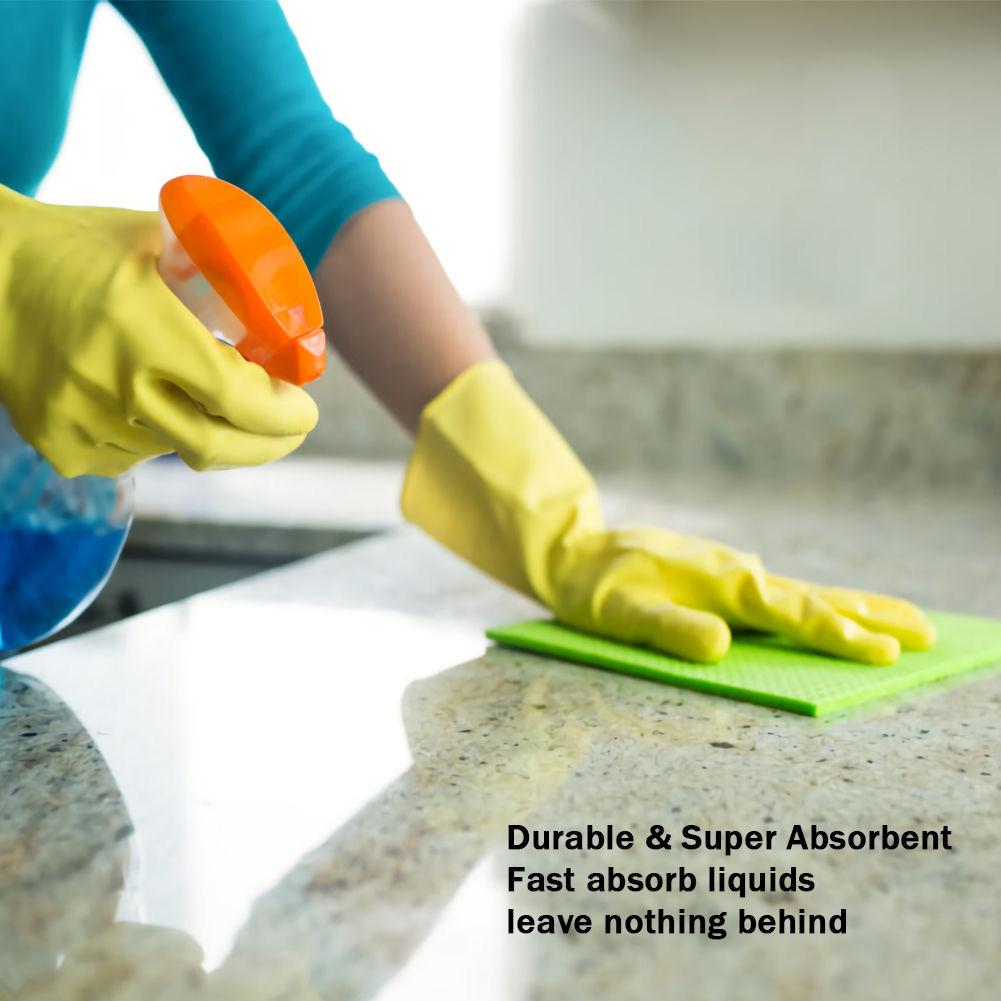 6-Pack Cleaning Cloth, Super Absorbent Multi-purpose Kitchen Tableware Glass Cleaning Cloth, Environmentally Friendly Decontamination Cloth