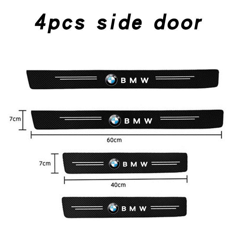 Carbon Fiber Car Sticker Auto Door Threshold Waterproof Stickers For BMW M X5 E70 E91 F11 F30 F31 F10 X3 F25 E30 E46 Accessories Mkhr65