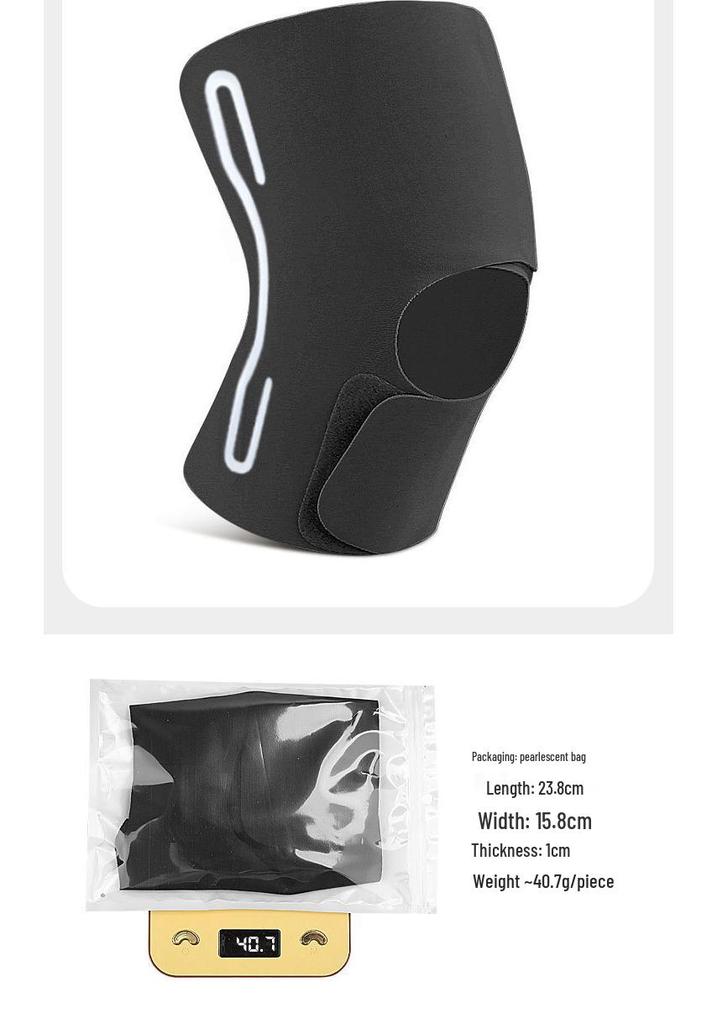 Adjustable Unisex Sports Knee Pads for Meniscus Support - Ideal for Running and Hiking.