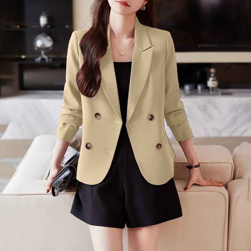 ZANZEA Women Lapel Long Sleeve Casual Thin Cardigan Blazer