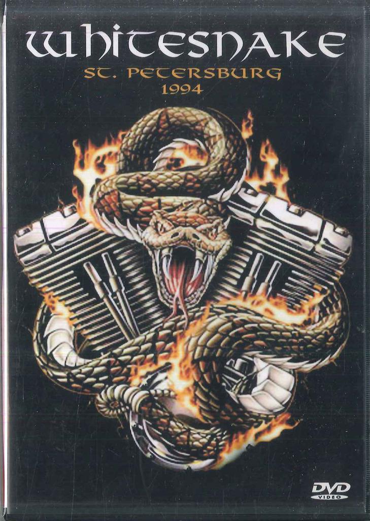DVD WHITESNAKE - St. Petersburg 1994 (DVD-R) NONE NOT ON LABEL Non Japan Music Video Used