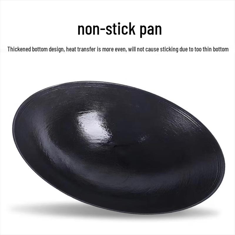 GOWKE Traditional Cast Iron Wok