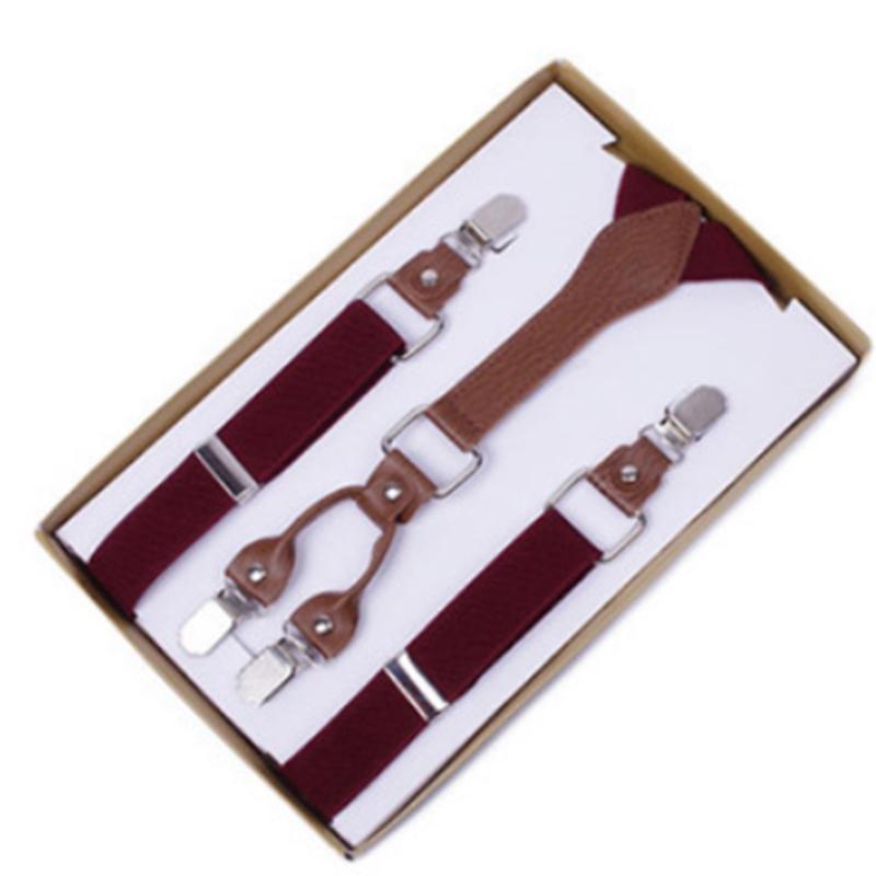 Buy Four Clips Unisex Elastic Strap Suspenders Belt Adjustable Strap
