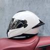 DOT Full Helmet Double Mirror Helmet Men's Four-season Universal Hard Hat Female Knight Locomotive Double Lens