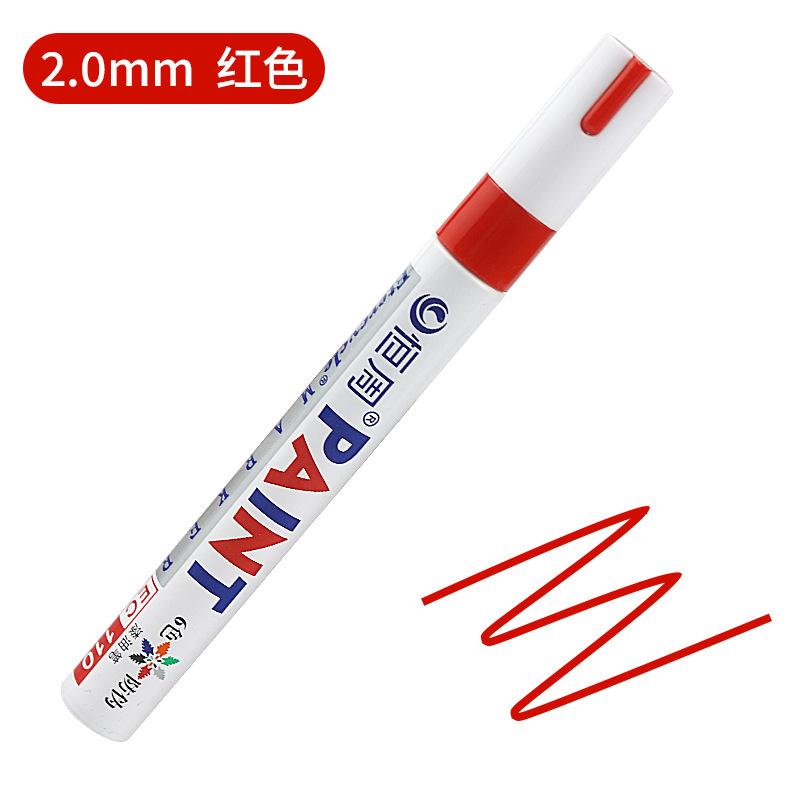 12Colors Waterproof Colorful Paint Marker Pens Permanent Paint Marker White Tire Tread Rubber Fabric Paint Metal