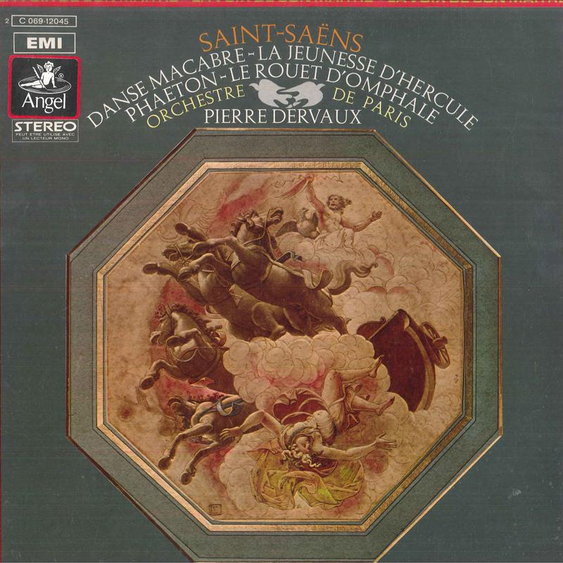 LP Record SAINT SAENS, ORCHESTRE DE PARIS, PI - Saint Saens, Danse Macabre, La Jeun 2C06912045 EMI ANGEL France Classical Used