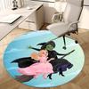 Wizard of Oz,Witch Print Chair Mat Round Rug Office Carpet, Machine Washable, Non Slip, Suitable for Living Rooms, Bedrooms