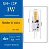 G4 12V LED High Brightness Small Bulb - Low Voltage Crystal Vanity Light