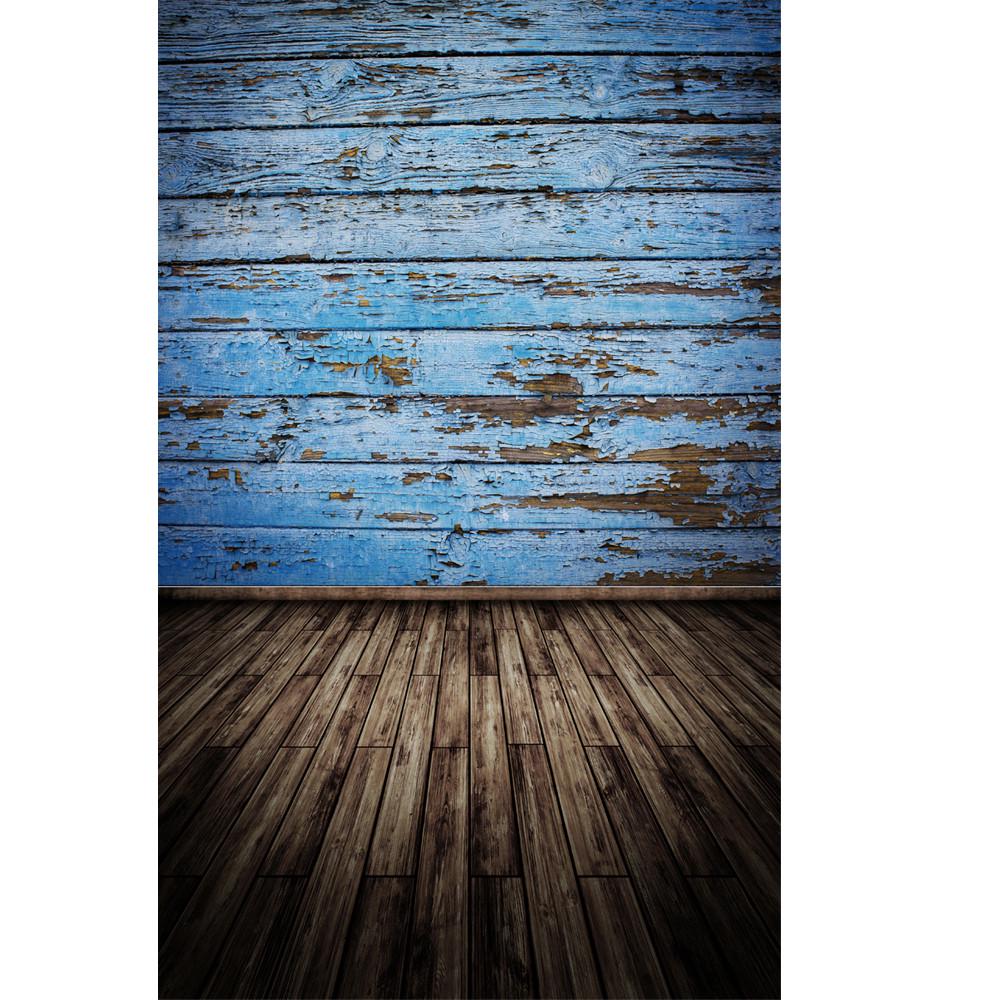 Vinyl Wood Wall Floor Photography Studio Prop  Background 3x5FT