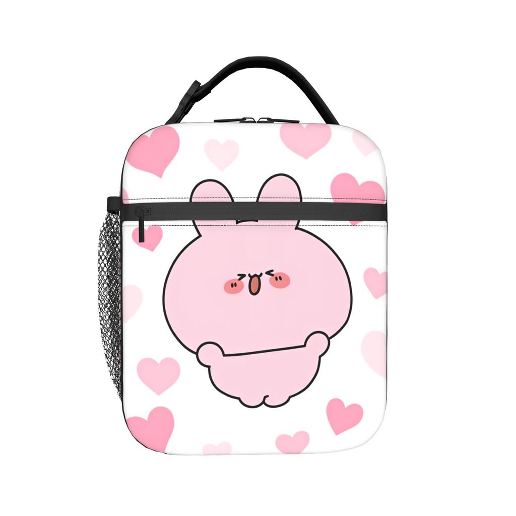 A-Asamimichans Lunch Bag Convenient Lunch Box Men Picnic Graphic Design Cooler Bag Cute Oxford Thermal Lunch Bags