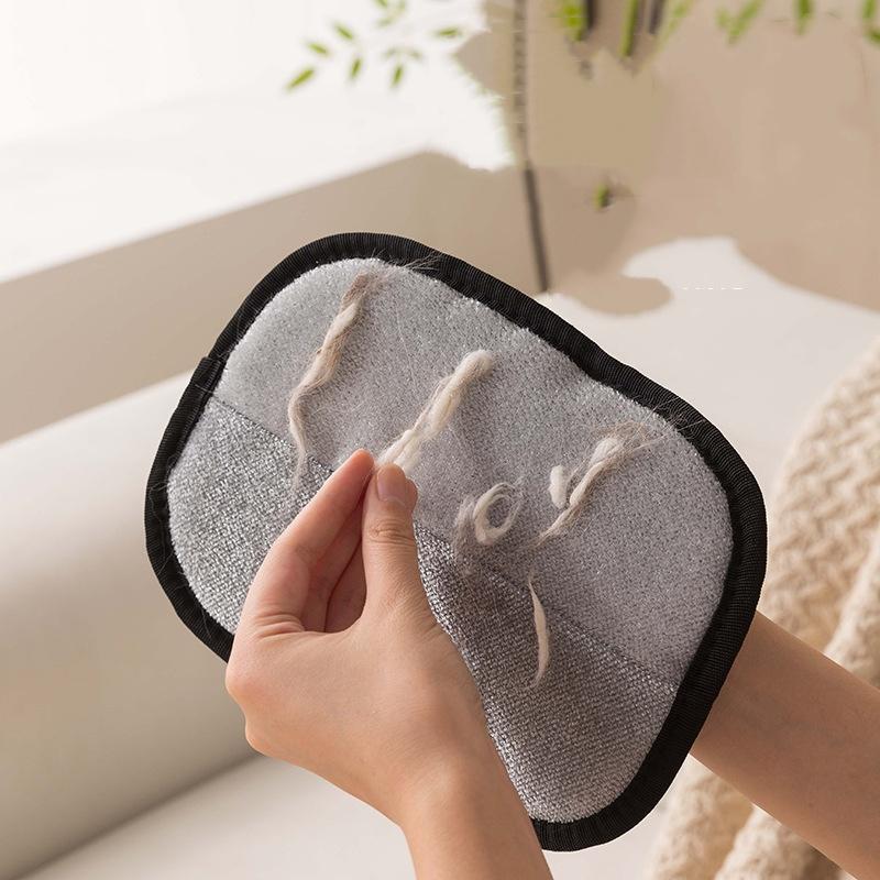 Double Sided Pet Hair Removal Gloves Reusable Grooming Tool for Dogs Cats Fur Static Free Cleaning for Carpets And Furniture