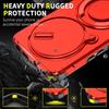 Slide Camera Protect Phone Case For Xiaomi Redmi Note 14 13 Pro Plus 14C 13 4G 5G Shockproof Magnetic Ring Stand Holder Cover