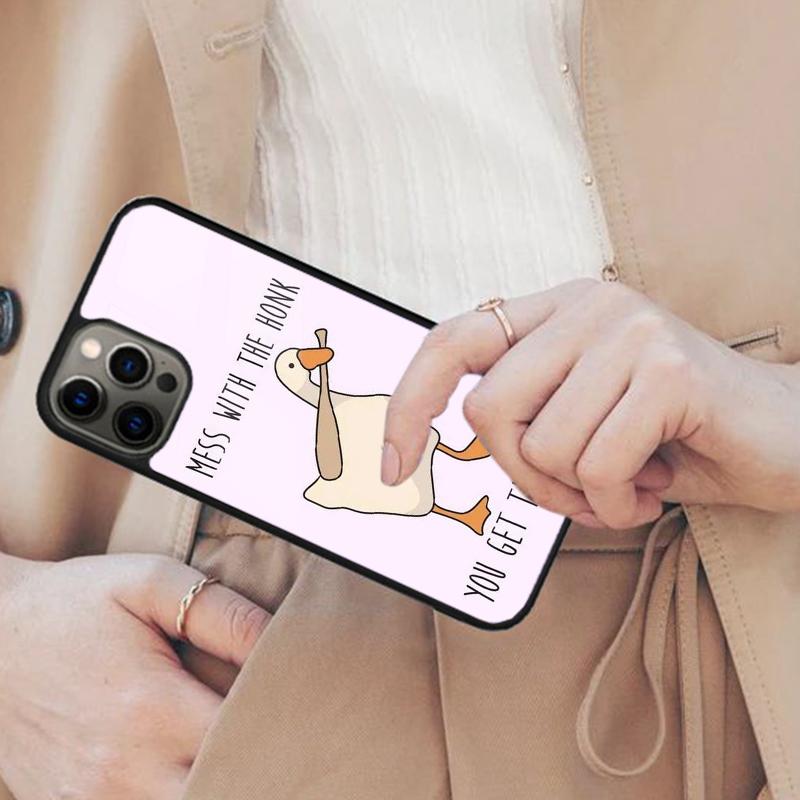Cartoon Cute Goose Magnetic Phone Case For APPLE iPhone 17 Air 16 14 13 12 Pro Max 15 Plus Wireless Charge With MagSafe Cover
