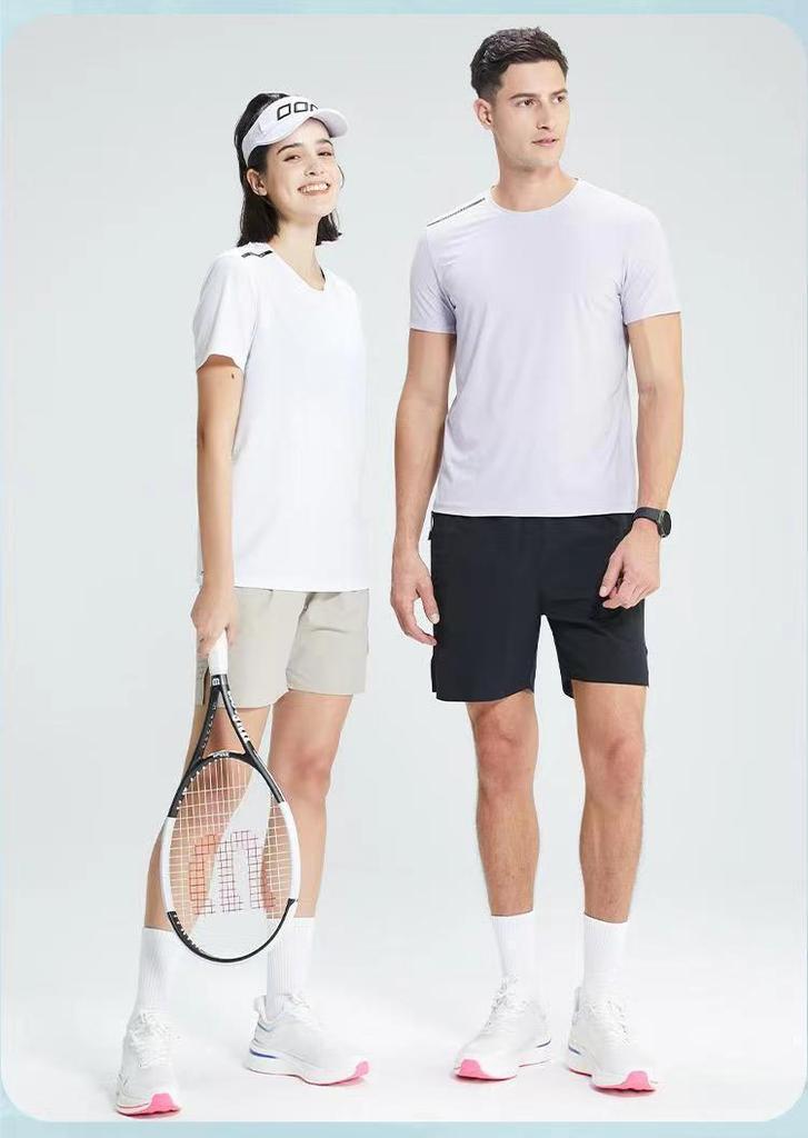 2024 Men's Quick-Dry Short Sleeve Running T-shirt: Round Neck, Outdoor Fitness Training Top
