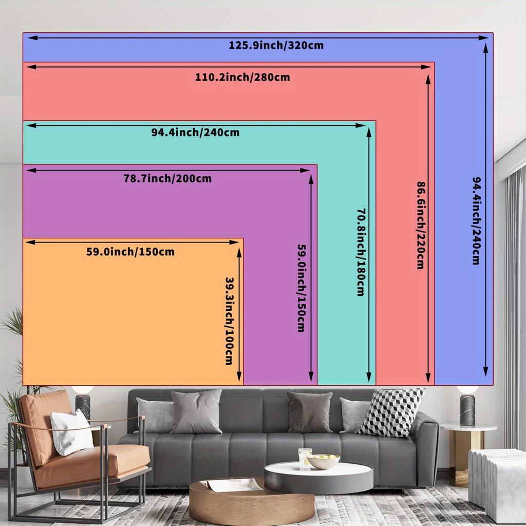 Stereo Spiral Tapestry Wall Hanging Black White Stripe Optical Illusion Hypnosis Art Fabric Poster For Living Room Bedroom Home