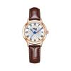 FILA Eternal Heart Series Watch Quartz Movement Steel Strap Silver Dial Retro Roman Numerals Minimalist Fashion Watch Waterproof FLL38-6646