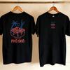 Unisex Women Cotton Crew Neck T Shirt Pho Sho Front Back Double Side Print Palm Tree Vietnamese Noodle Bowl Graphic Casual Foodie