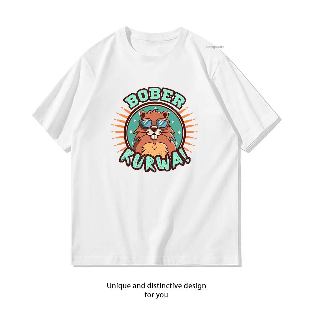 Bober Kurwa beaver Tshirt WoUnisex Unisex Summer Oneck Breathable Graphic T Shirts Casual Outdoors Tops Tee boyfriend