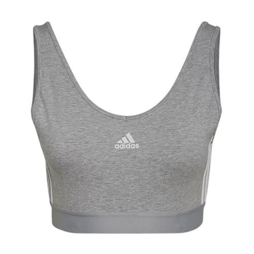 adidas Womens/Ladies 3 Stripes Crop Top