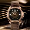 Mido Helmsman Series TV Watch Automatic Mechanical Movement 100 Meters Watch 40*39.2mm Brown Dial Stainless Steel Case Rubber Strap M049.526.37.291.00