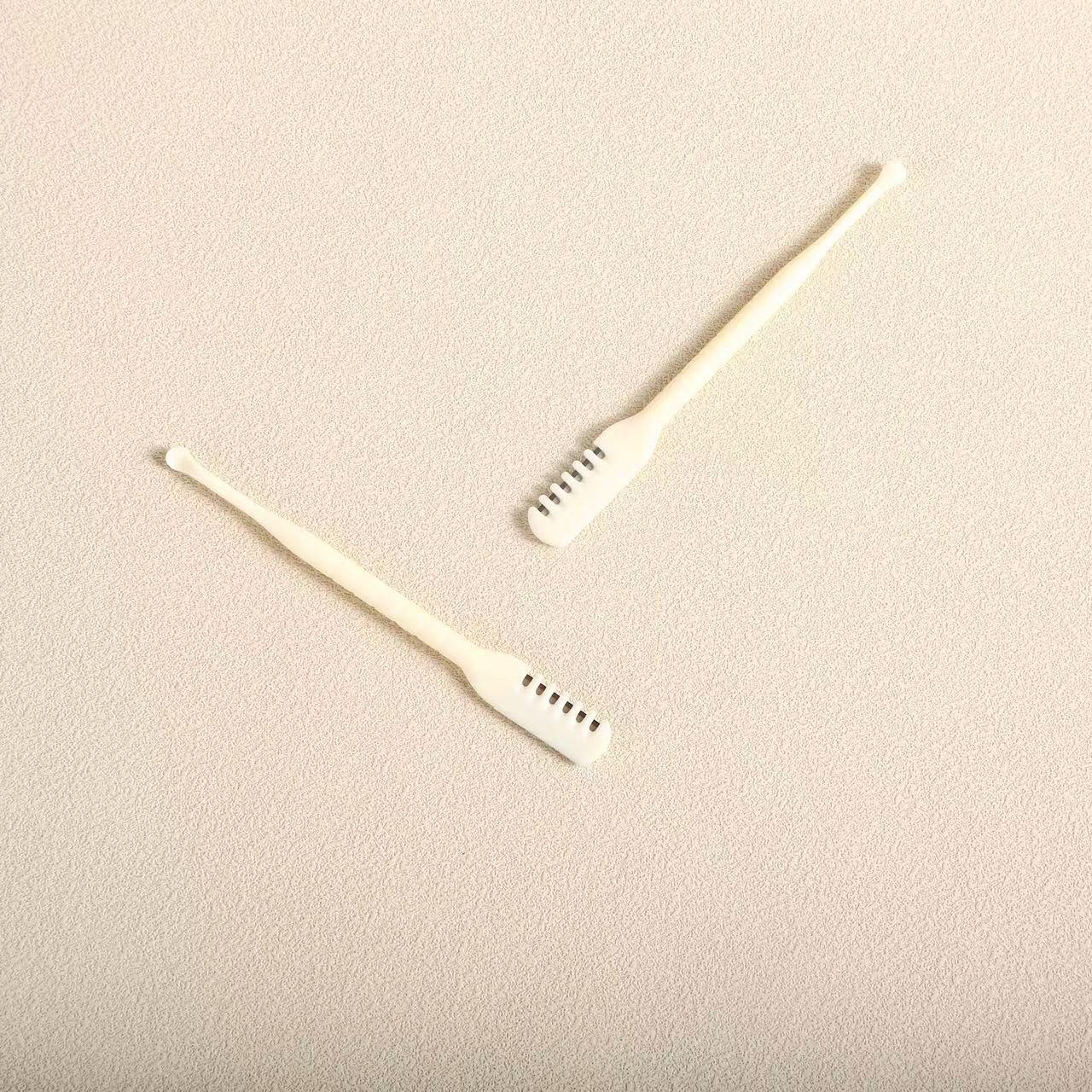 

Ножницы для удаления волос в носу с двумя головками и щеточкой для ушей – безопасный ручной триммер для ноздрей и портативный инструмент для ухода