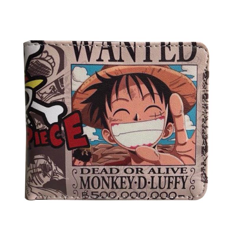 One Piece Luffy & Zoro унисекс из искусственной кожи короткий кошелек и портмоне wallet
