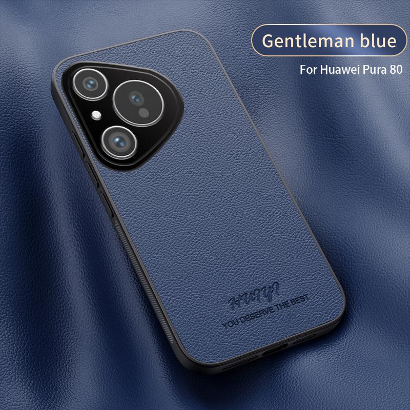 Luxury Business Leather Soft Frame Magnetic Cover For Huawei Pura 80 Pro Plus Ultra Pura80 Po+ Phone Cases Capa