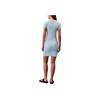 Calvin Klein Slim Fit Round Neck Comfortable Soft Skin Friendly Short Sleeve Dress Women dresses 47B266G-VE0