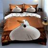Duck wearing tie. Bedding Duvet cover sets Duvet covers Pillowcases gifts (1 * Duvet Cover 2 * Pillowcases, without duvet insert)