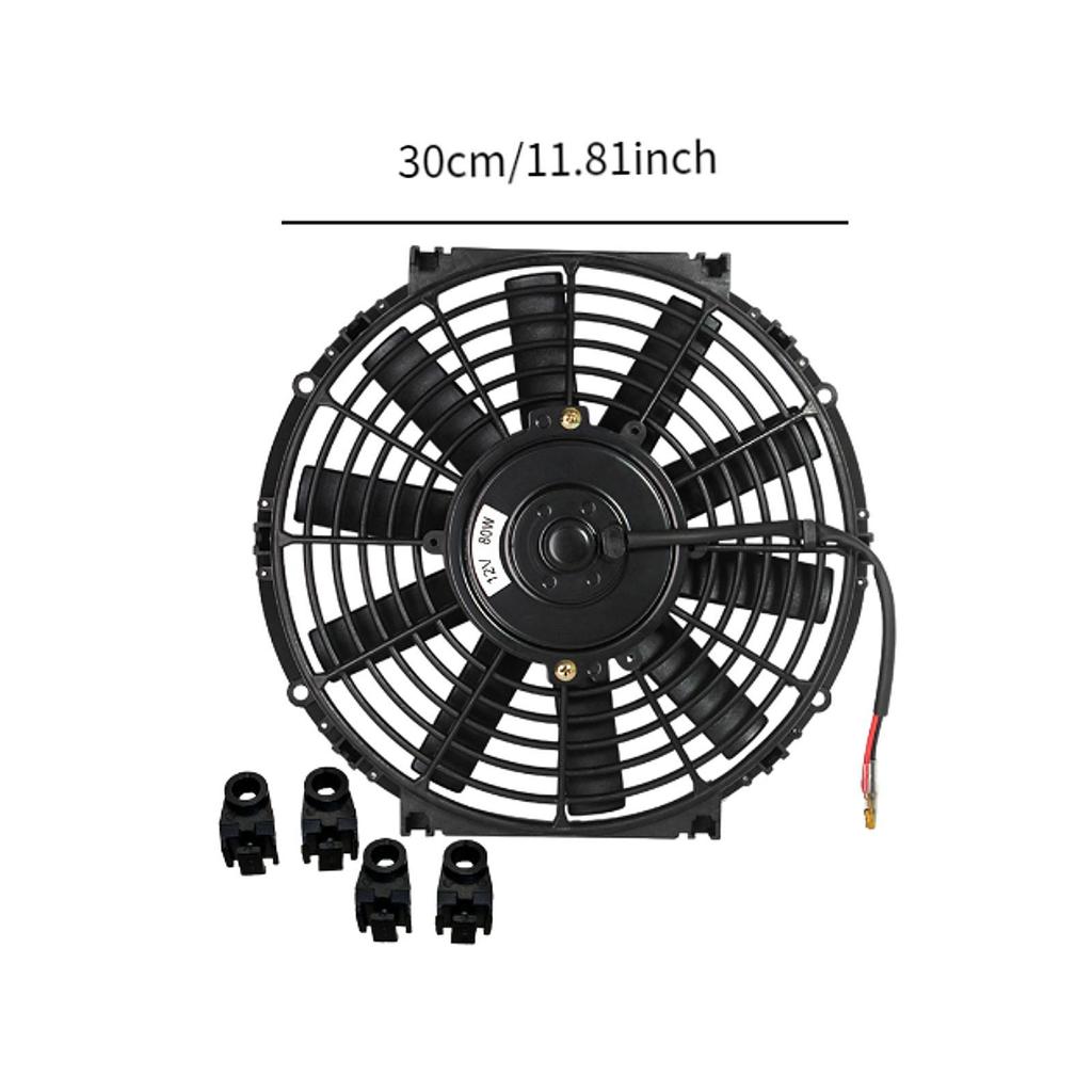 Generic Car Radiator Cooling Fan Cooler Fan Replaces Assembly High Performance Electric Fan Engines Cooling for Repairing