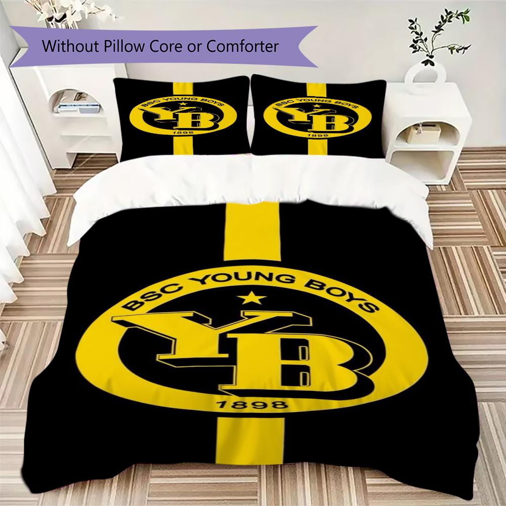 BSC Young Pattern Set Copripiumino Trapuntato Copripiumino Federa Decorazione per la Casa Regalo di Compleanno (1 * copripiumino + 2 * federe senza imbottitura)22