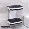 Luxury Double-Layer Soap Dish with Drainage