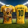 Neues Trendiges Neymar Fußballtrikot Atmungsaktives Sportshirt Für Fans Outdoor Fußballtraining Und Tägliches Tragen Eltern-Kind-Kleidung