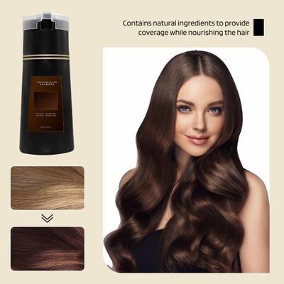 Shampoo colorante per capelli da 200 ml, ingredienti naturali a base di erbe, per uomini e donne, copertura dei capelli grigi, crema colorante istantanea per Halloween, cosplay, feste, trucco e accessori