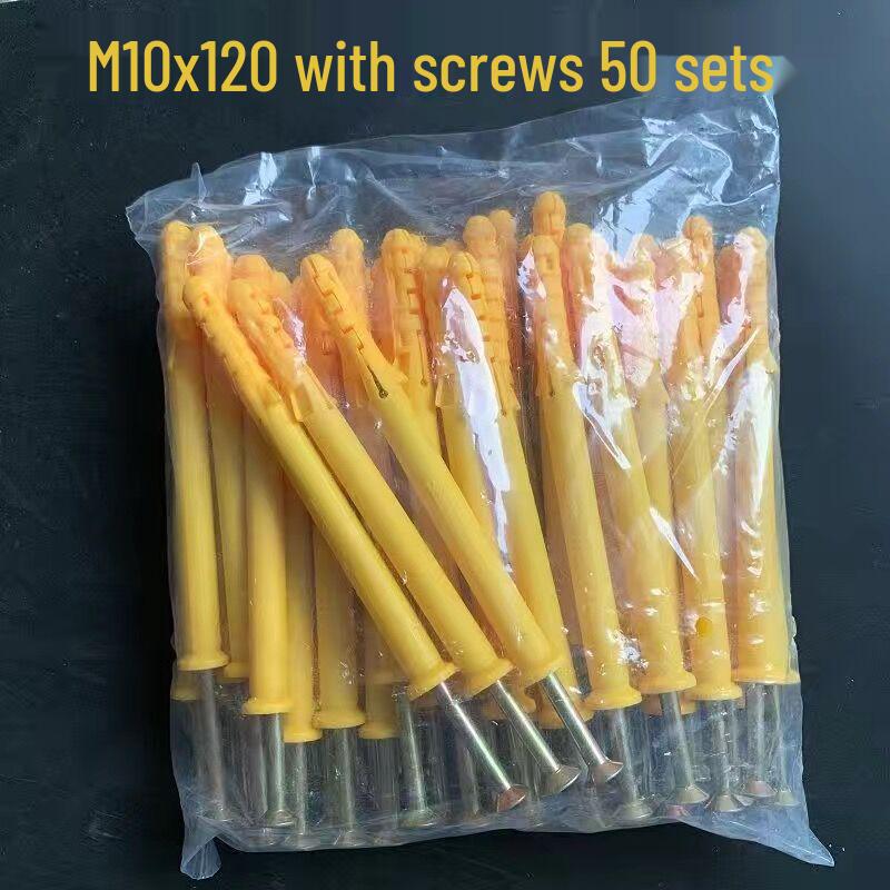 M6 Plastic Expansion Tubes & Wall Plugs for Self-Tapping Screws (6mm & 8mm)