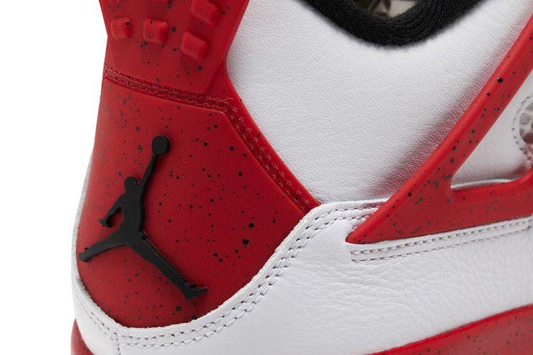 Men's Sneakers Nike Jordan 4 Retro Red Cement White/Fire Red/Black/Neutral Grey
