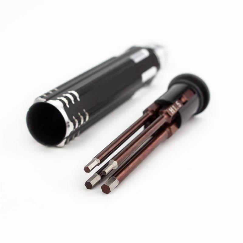 A96I-4 In 1 Hexagon Socket Screwdriver Set Allen Driver H1.5 H2.0 H2.5 H3.0Mm Modeling Making Tools For RC Model Repair