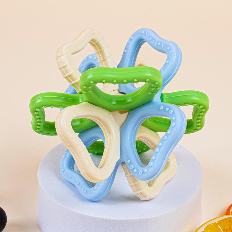 Dentiere in Silicone con Telecomando e Pulsante Touch Giocattolo da Mordere - Bastoncino Anti-Morso per la Dentizione dei Bambini