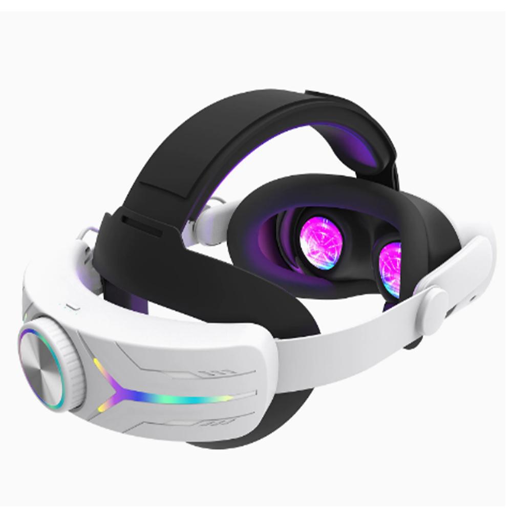 Chargeing Head Strap for Meta Quest 3 Adjustable Head Wear Alternative 12000mAh Head Strap For Oculus Quest 3S VR Accessories
