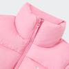 Adidas Originals Short Down Puffer Jacket Three Stripe Logo Sports Long Sleeve Bread Down Jacket Women Jacket Light-Pink JE6040