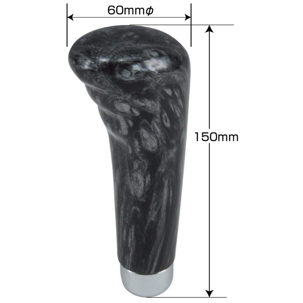 Jet Inoue Shift Gun Grip Black Wood 150mm Truck Diameter 12 x 560215 Knob, Knob, Grain, Long, 1.25,
