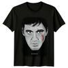 Scarface (1983) Movie Poster Inspired 100% Cotton T-shirt Mens Tees Top Retro Thriller Tee Unisex