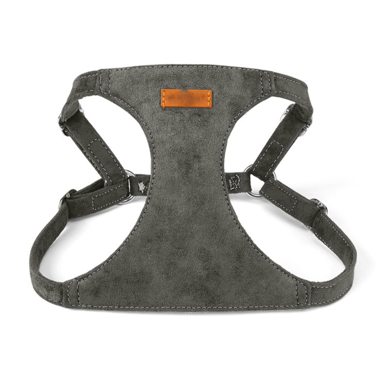 

Small Dog Suede and Leash Set, Adjustable Chest and Back Strap, -Escape Pet , Soft Comfortable Dog Walking Supplies S