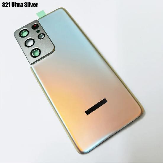 OEM Original Back Cover for SAMSUNG S22 S21 S20 Ultra/S21 Plus/Note 20 Ultra Back Glass Housing Bezel with Camera Lens&amp;Adhesive