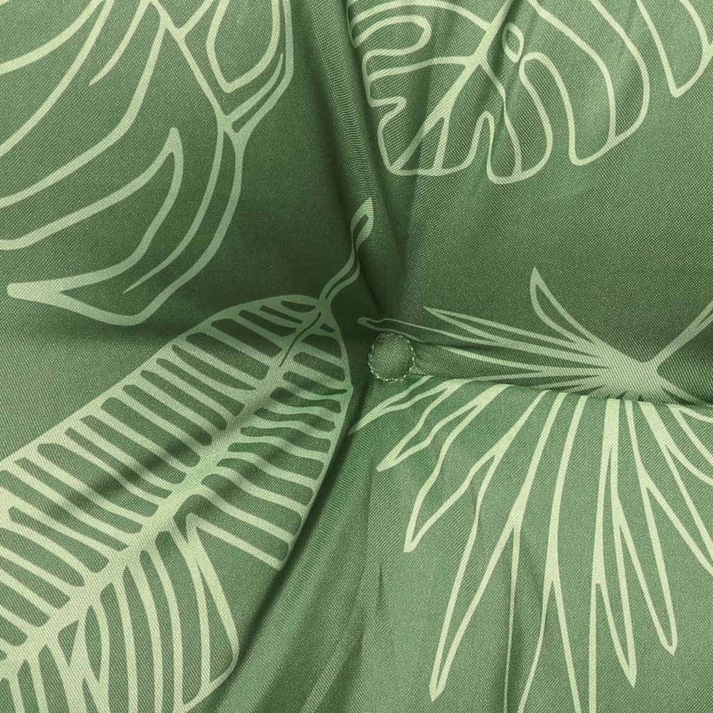 Garden Bench Cushion Leaf Pattern 180 x 50 x 7 cm Oxford Fabric