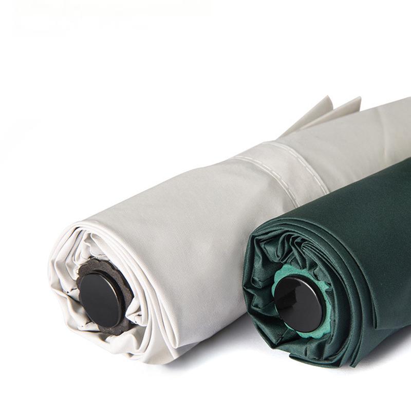 Umbrella Rain Parasol Sunny Windproof Parapluie UV Business Dual-purpose Vinyl Sunshade Umbrella